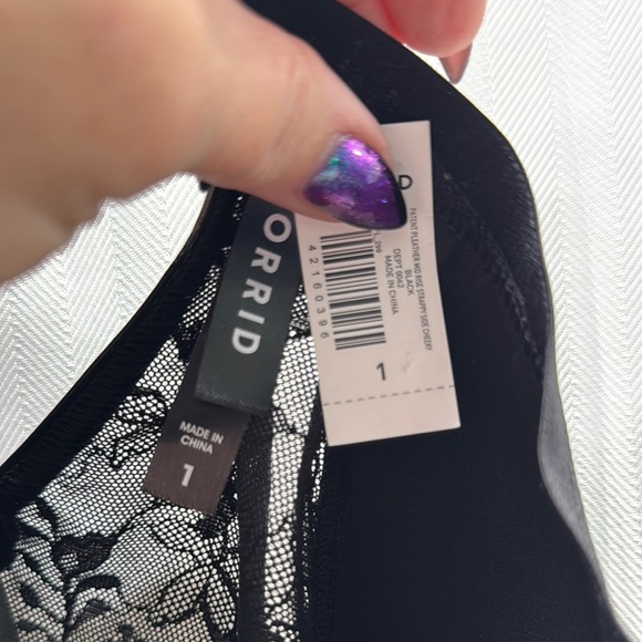 Torrid Black Glossy Cheeky Panties - Picture 3 of 4